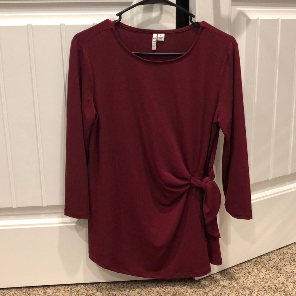 Burgundy blouse. Never worn